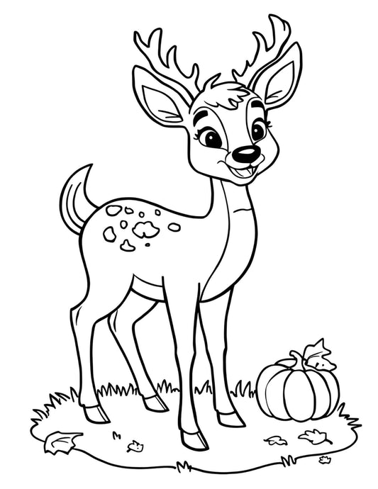 Őszi színező gyerekeknek Frontális