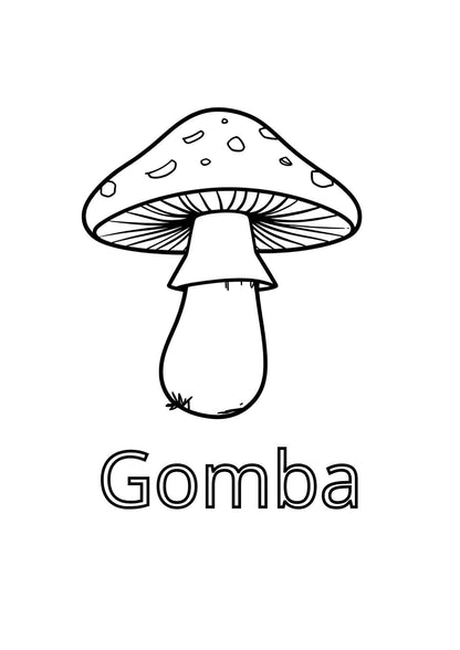 ÁBC színező gyerekeknek Frontális