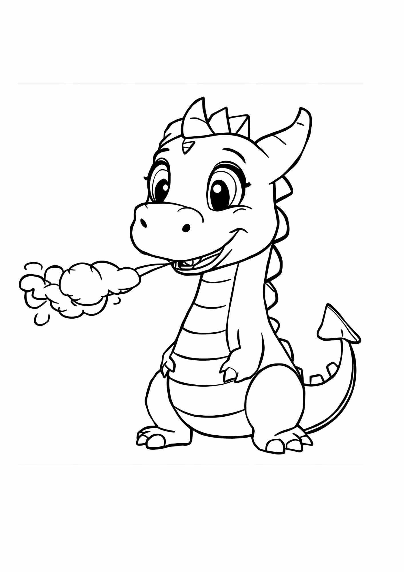 Fantasy színező gyerekeknek Frontális