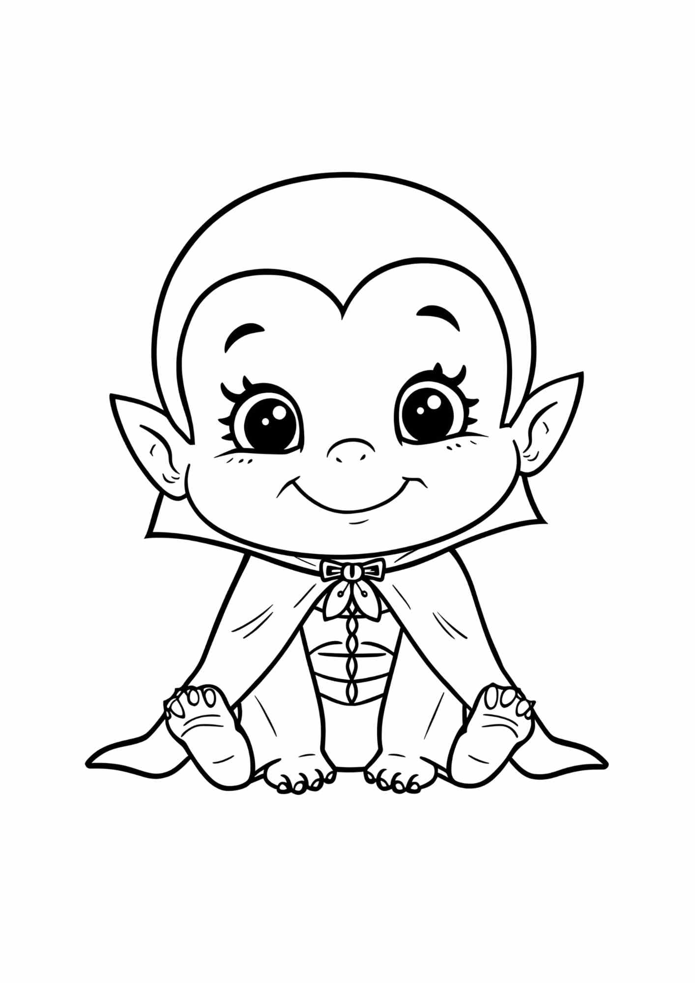 Fantasy színező gyerekeknek Frontális