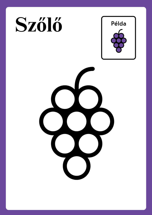 Gyümölcsös színező gyerekeknek Frontális