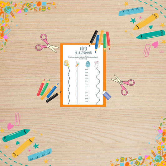 Húsvéti olló kézügyesség óvódásoknak Frontális