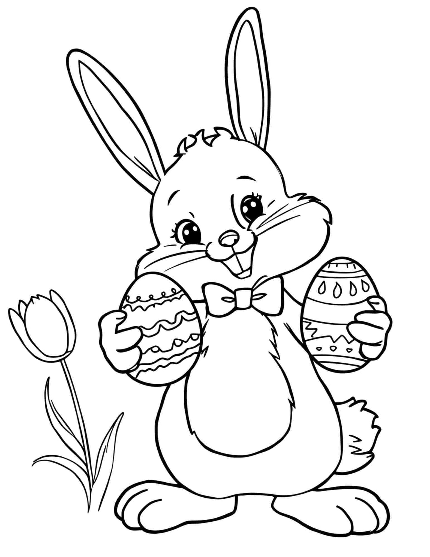 Húsvéti színező gyerekeknek Frontális