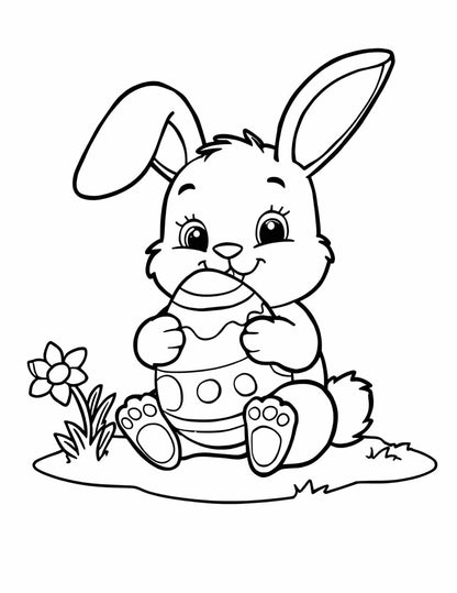 Húsvéti színező gyerekeknek Frontális