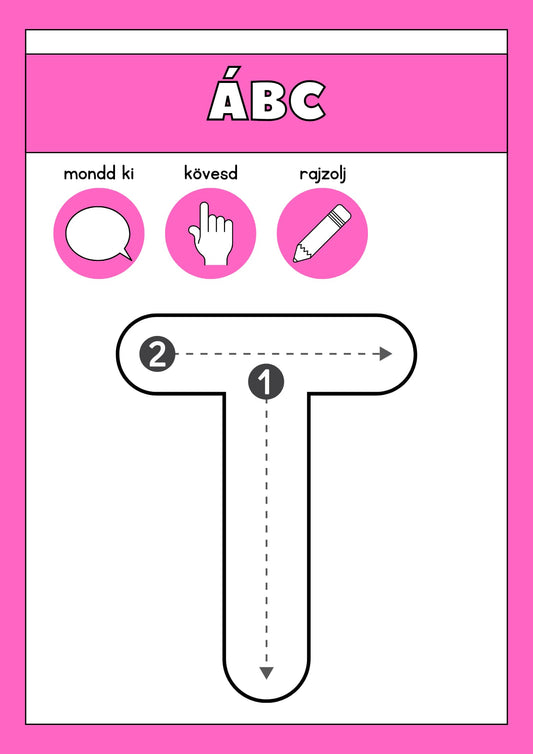 Játékos ÁBC tanulás 1. osztályosoknak Frontális