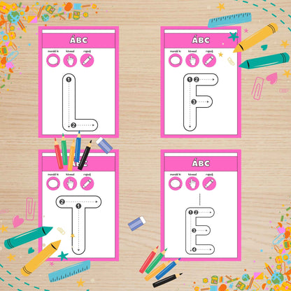 Játékos ÁBC tanulás feladatlap 1. osztályosoknak Frontális