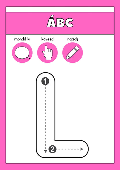 Játékos ÁBC tanulás 1. osztályosoknak Frontális