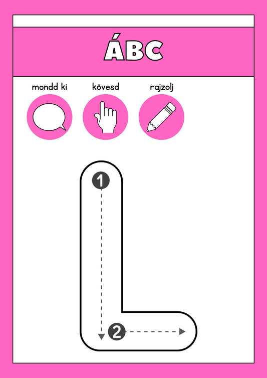 Játékos ÁBC tanulás 1. osztályosoknak Frontális