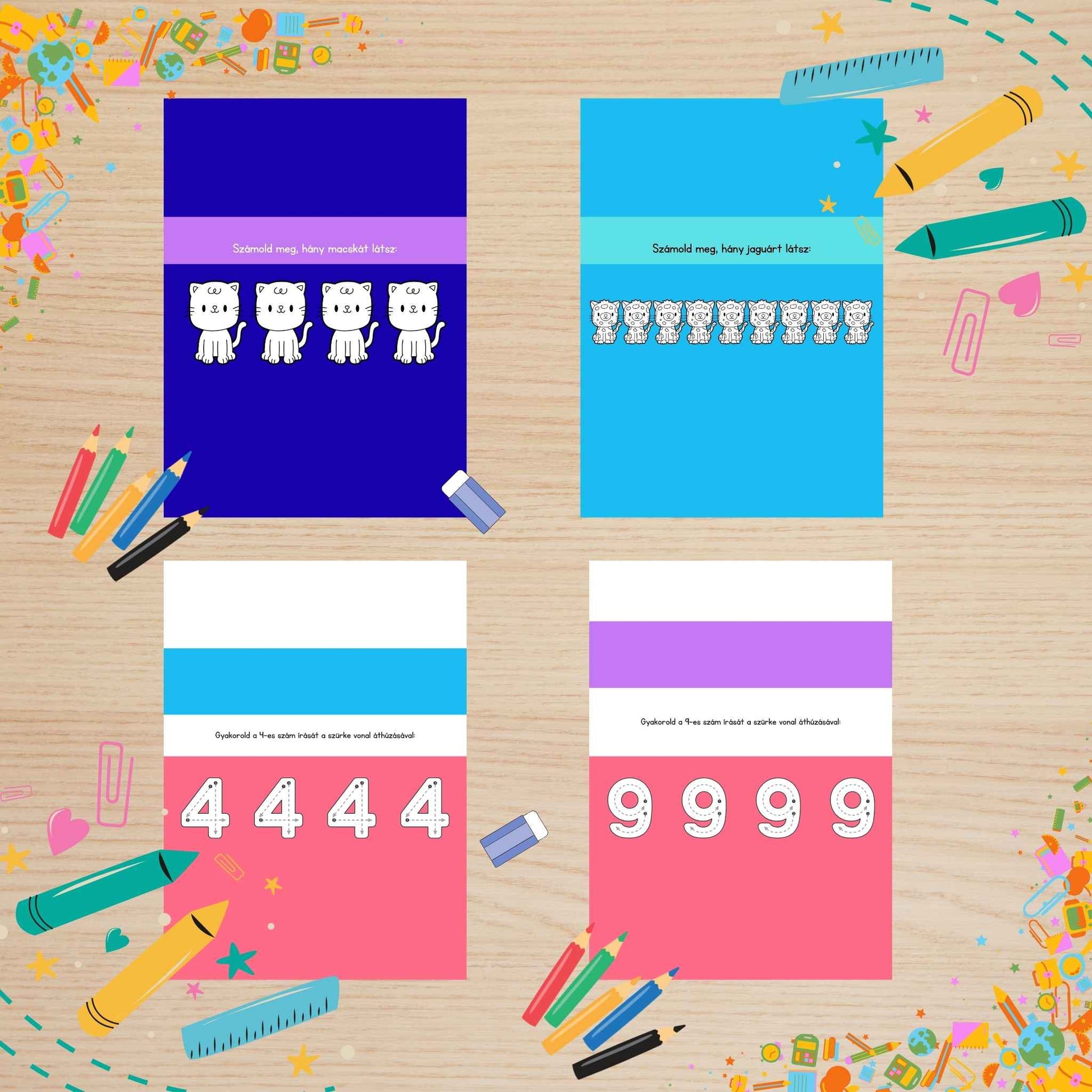 Matematika feladatlap 1.osztályosoknak Frontális