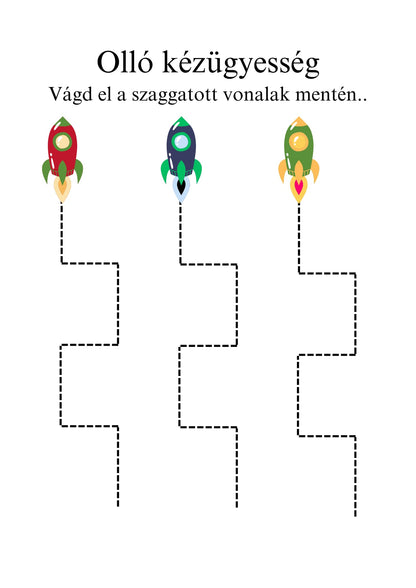 Ollós kézügyesség csomag óvódásoknak Frontális