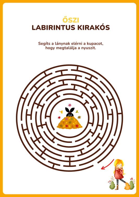 Őszi activity feladatlap 1.osztályosoknak Frontális