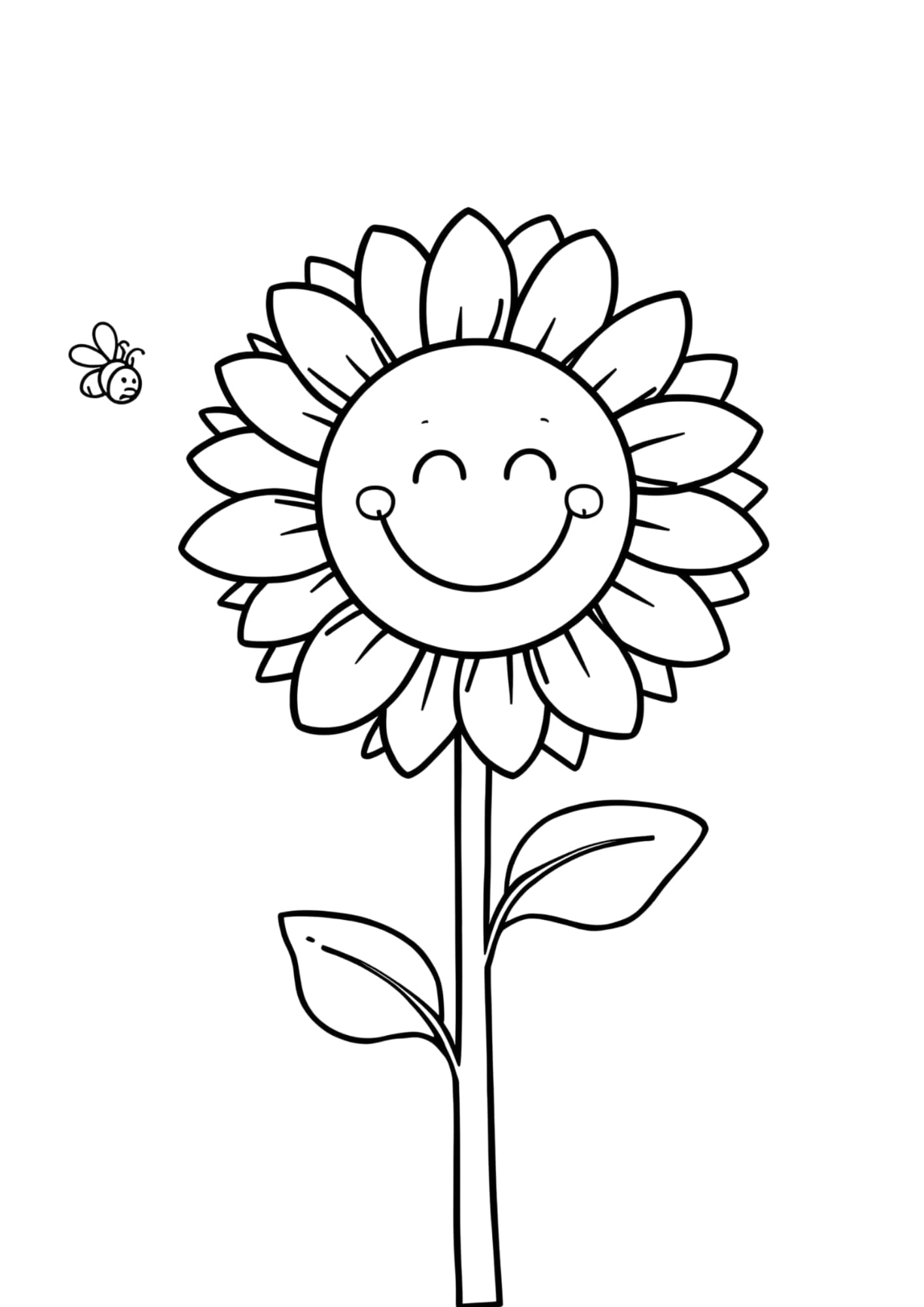 virágos színező Frontális