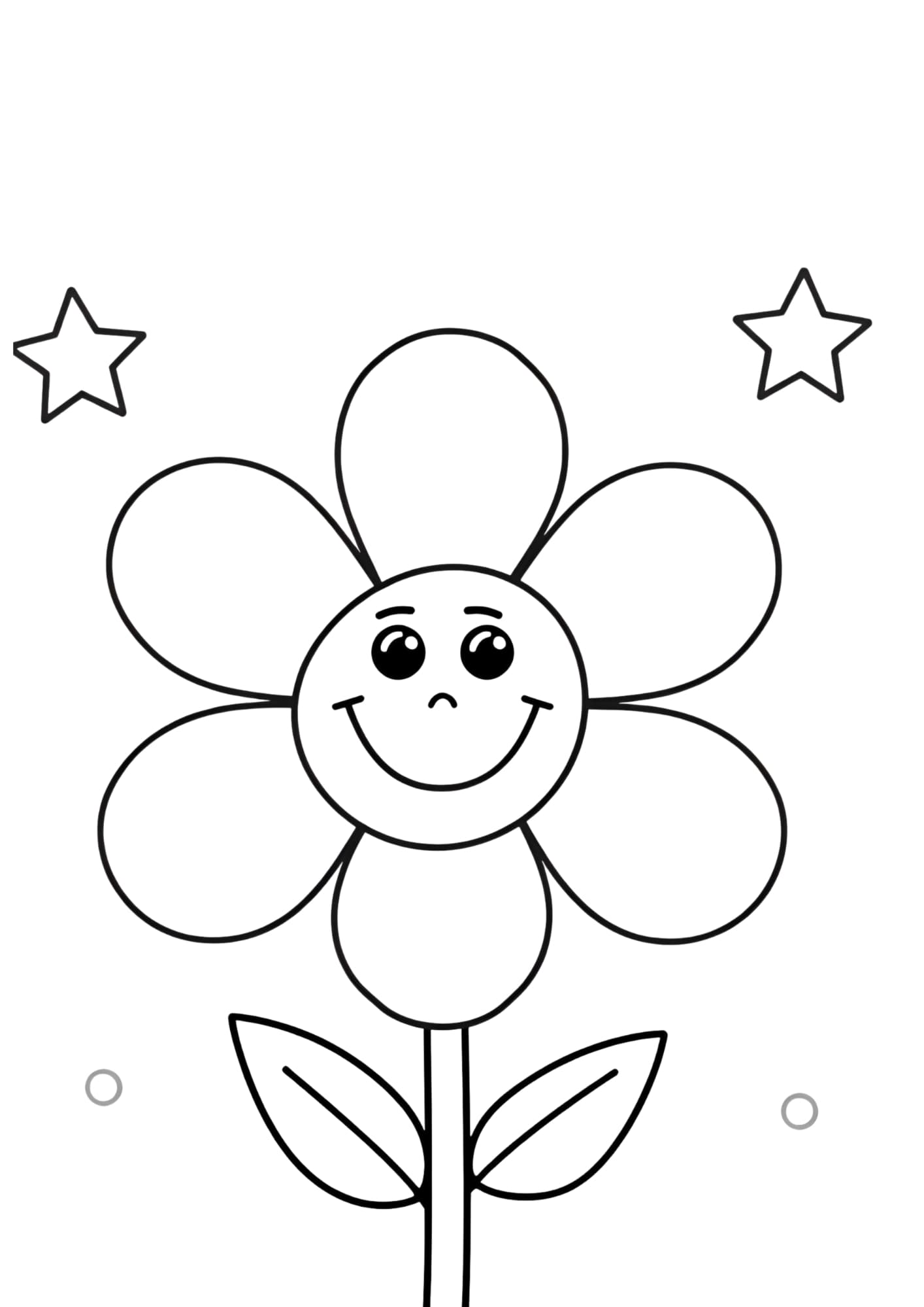 virágos színező Frontális